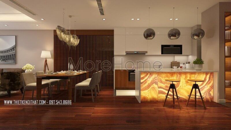 16++ Xu hướng thiết kế phòng ăn chung cư nhỏ, rộng, đẹp, thoáng, đa công năng 2022